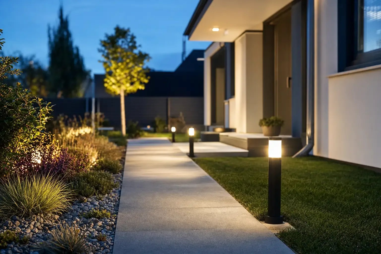Éclairage LED extérieur: consommation réelle et bonnes pratiques